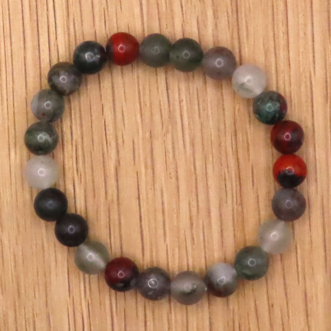 African Bloodstone Bracelet