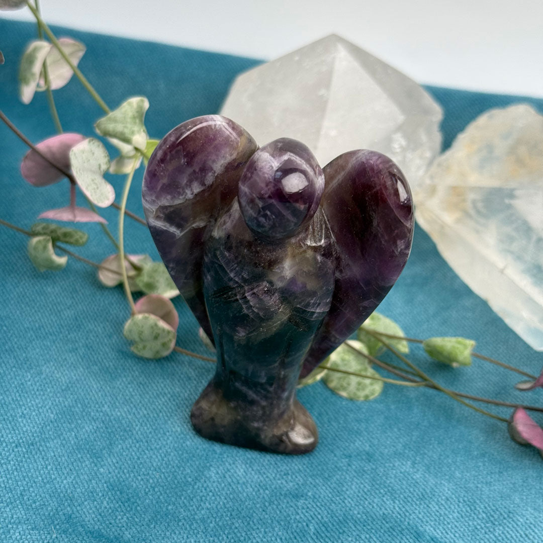 Amethyst Angel Figurine