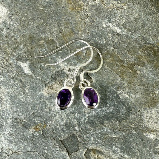 Radiant Sterling Silver Oval, Square & Teardrop Earrings
