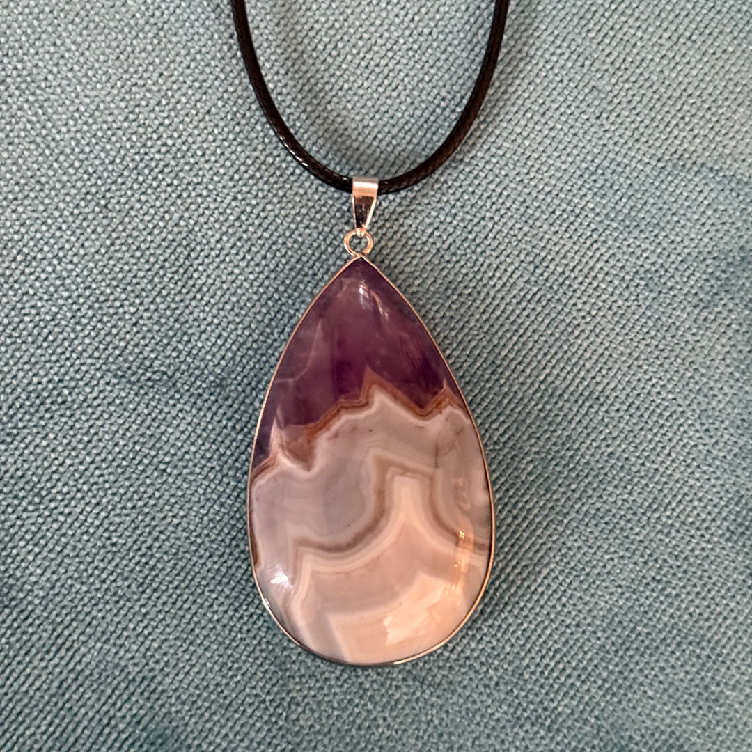 Amethyst Teardrop Pendant