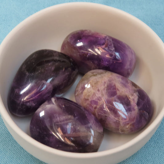 Amethyst Tumble Stones - large
