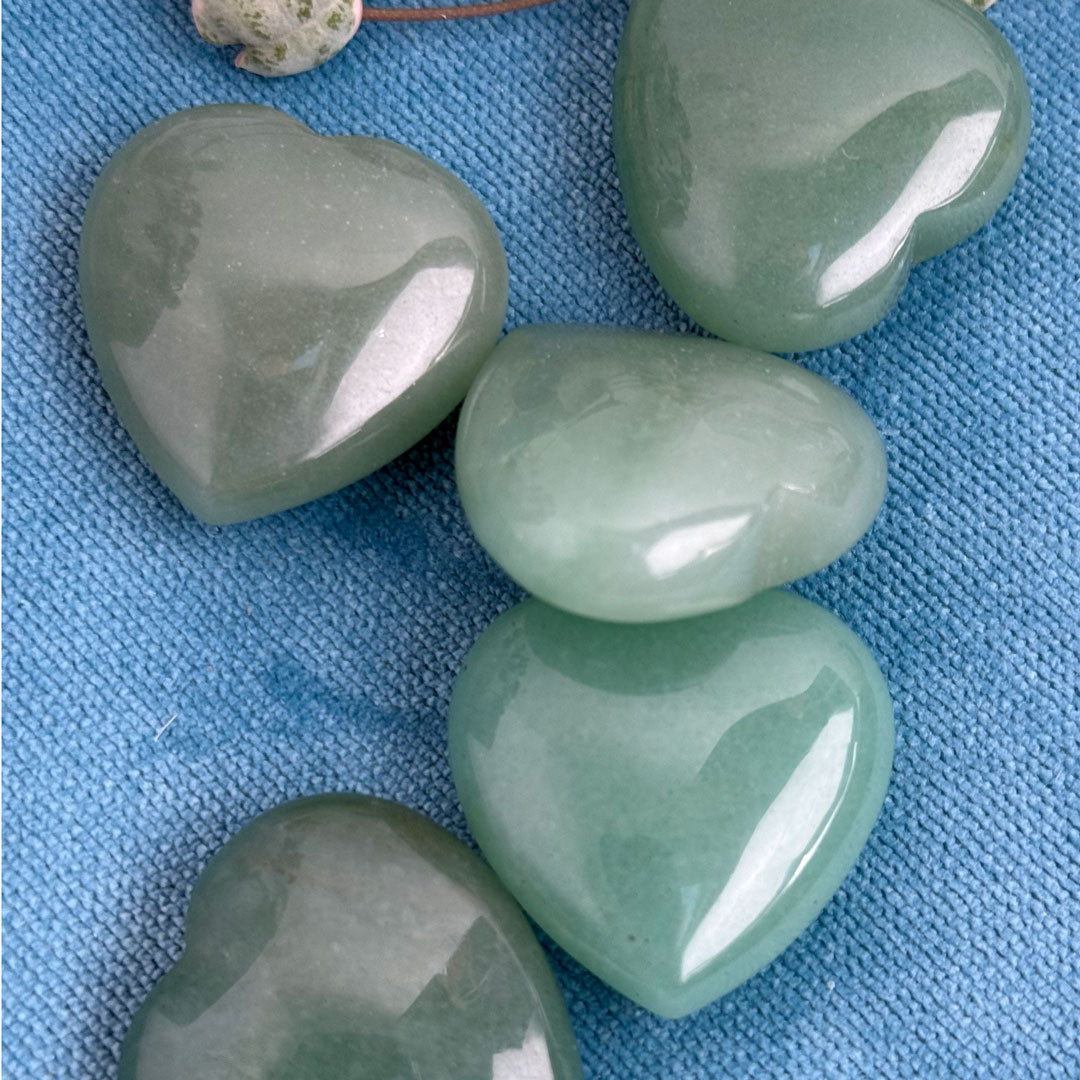 Mini Aventurine Heart