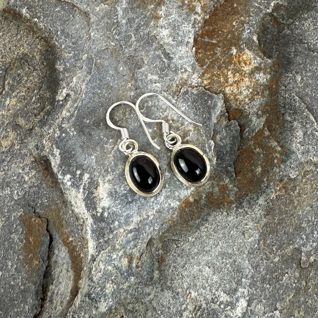 Radiant Sterling Silver Oval, Square & Teardrop Earrings