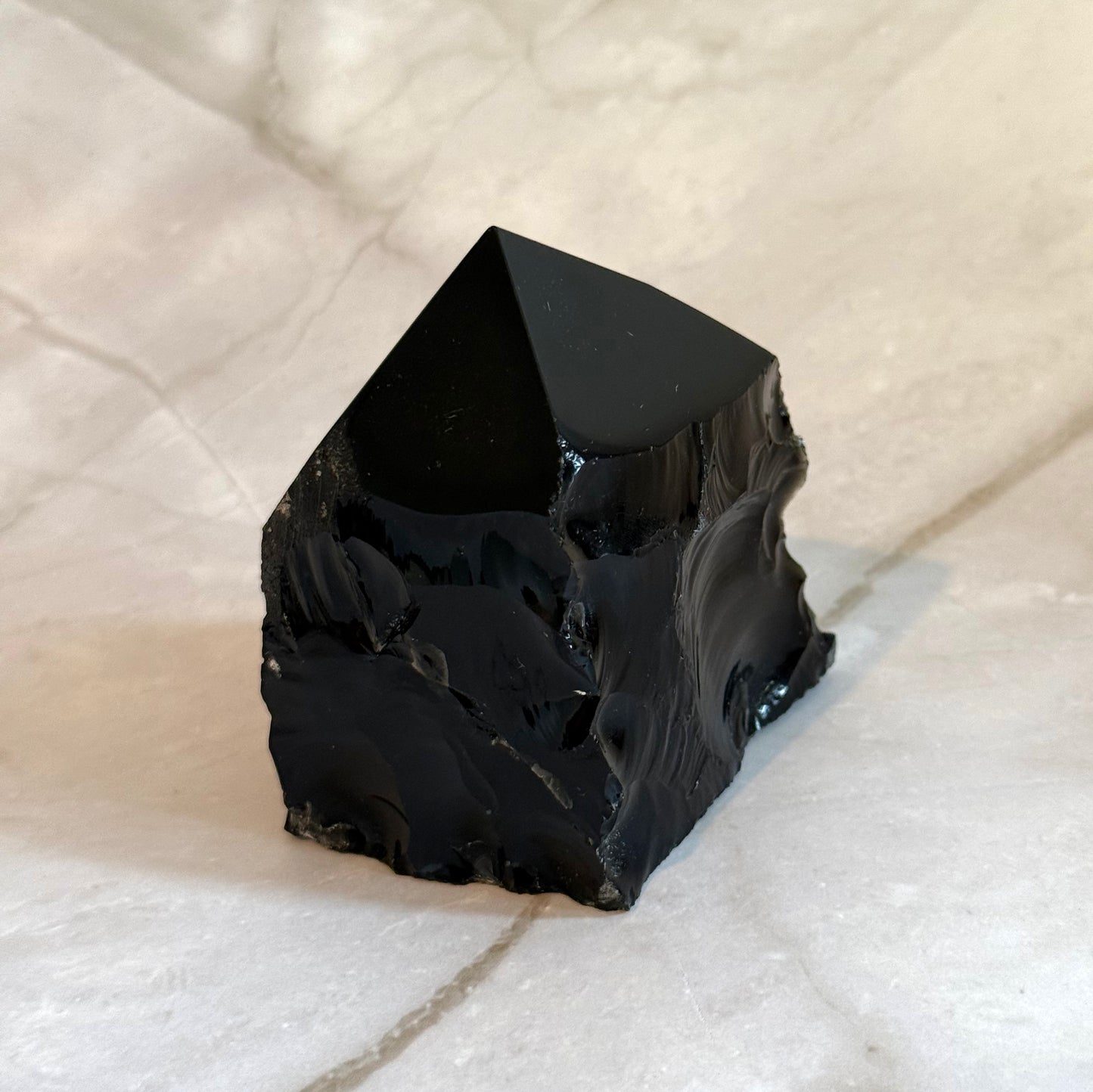 Striking Freeform Crystals - Raw Base with Polished Point
