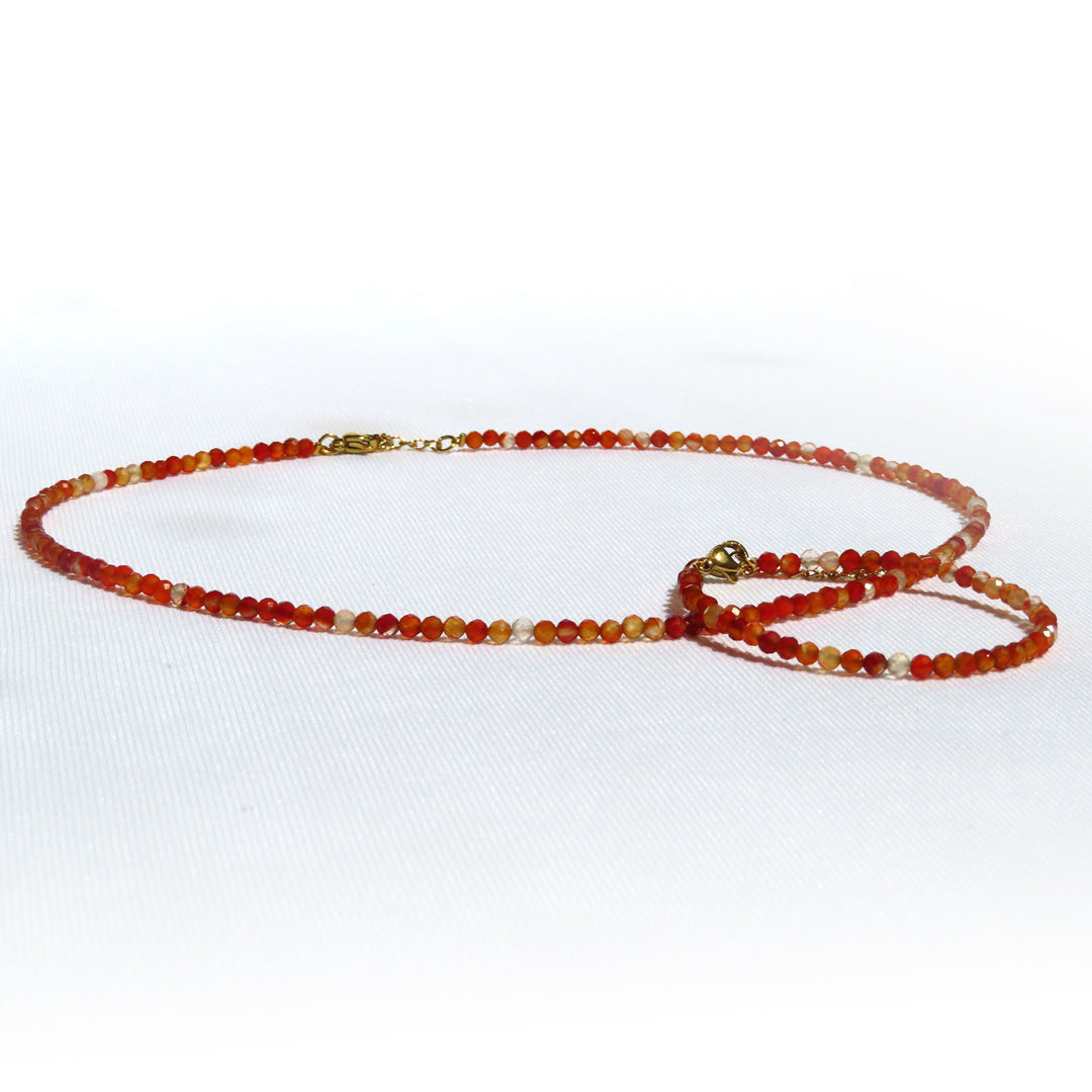 Carnelian 3mm Set