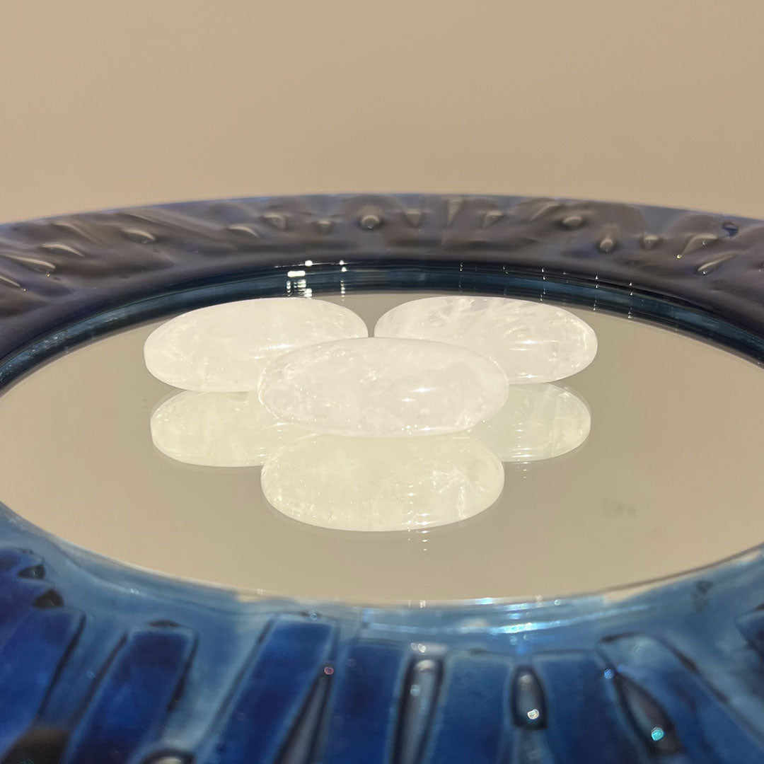 Clear Quartz Palm Stones