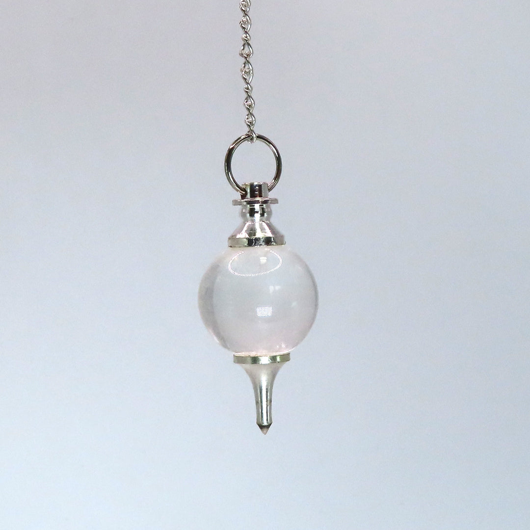 Clear Quartz Sphere Pendulum - small
