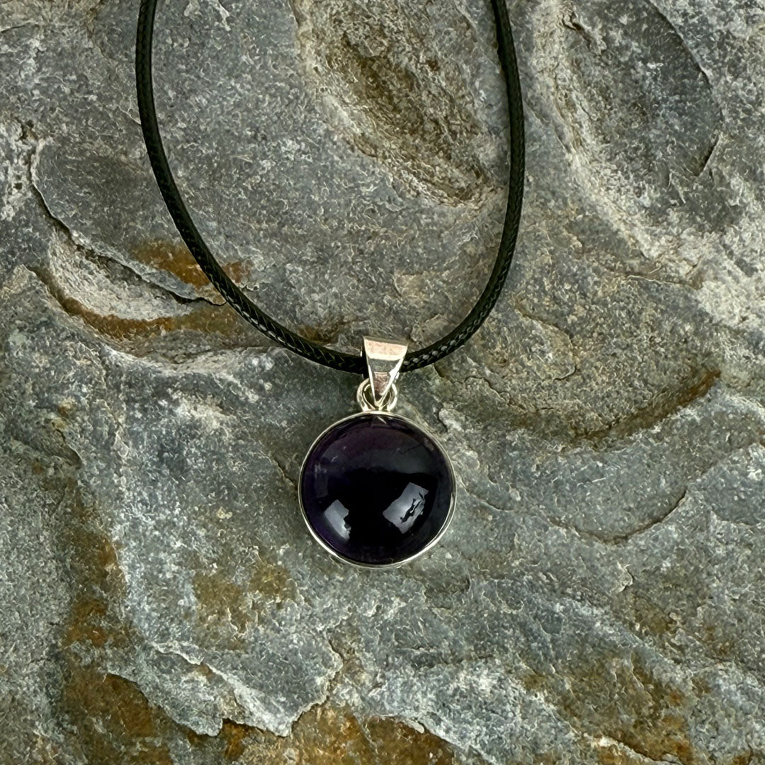 Amethyst Pendant set in Sterling Silver
