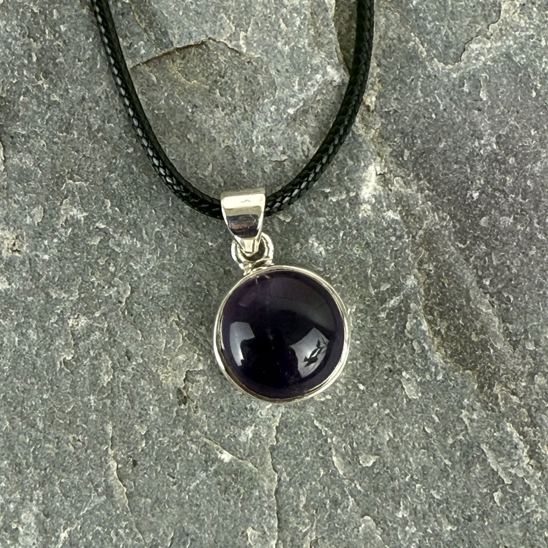 Amethyst Pendant set in Sterling Silver