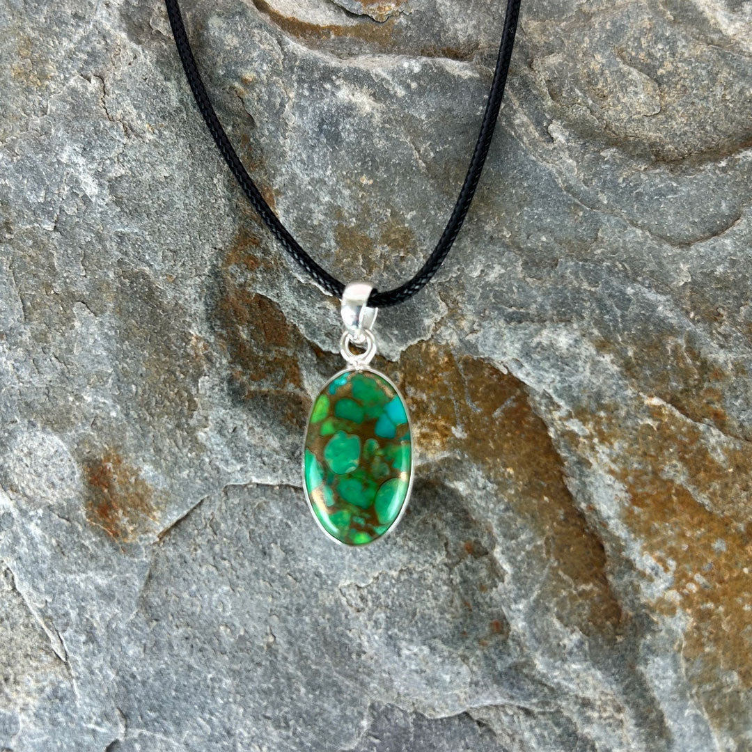 Turquoise and Sterling Silver Pendants