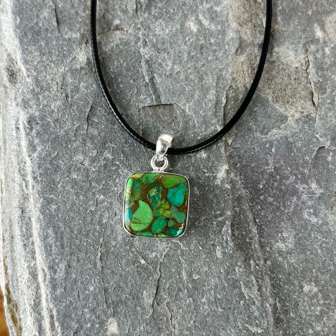 Turquoise and Sterling Silver Pendants