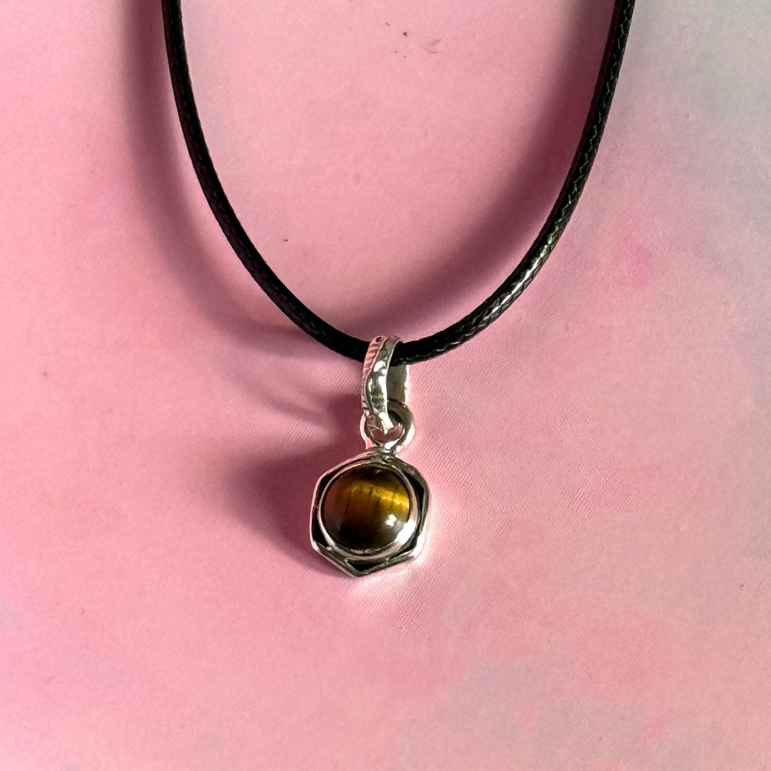 Mini Hexagonal Crystal Pendants
