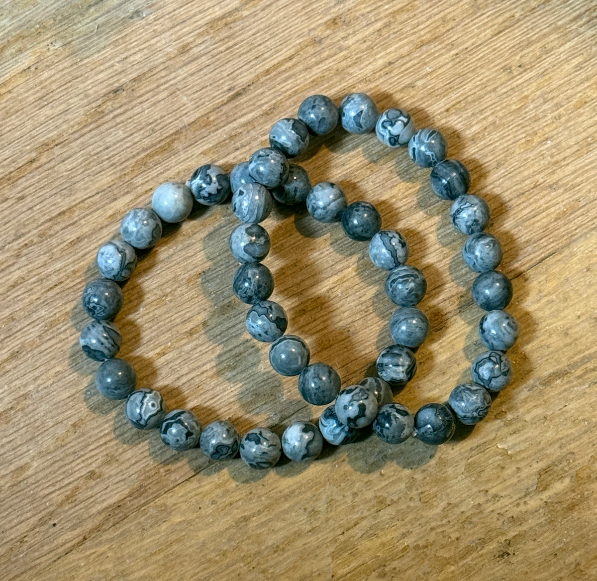 Grey Picasso Jasper Bracelet