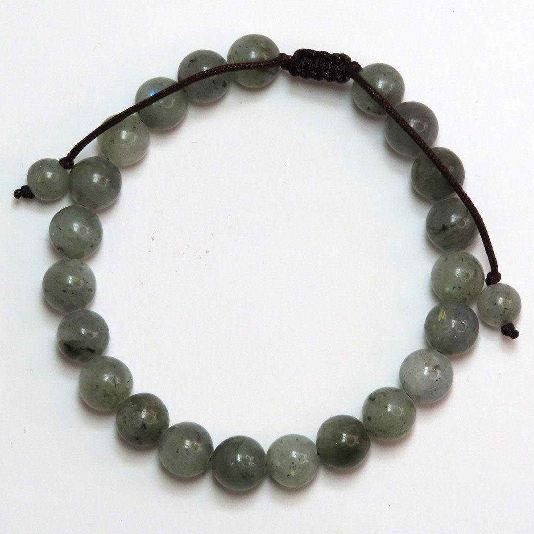 Grey Labradorite Adjustable Bracelets