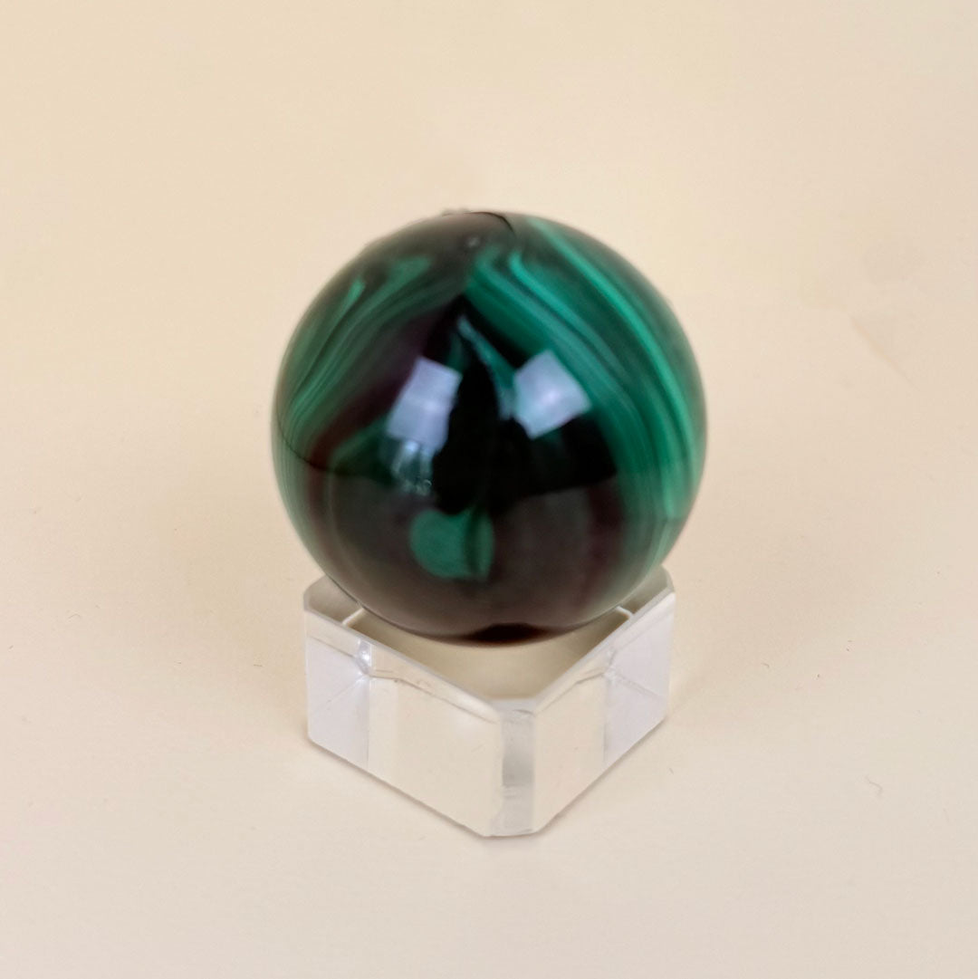 Small Malachite Sphere