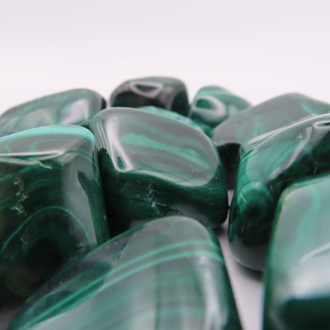 Malachite Tumble Stones
