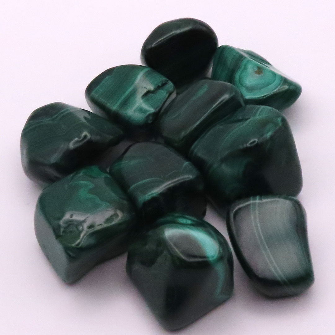 Malachite Tumble Stones