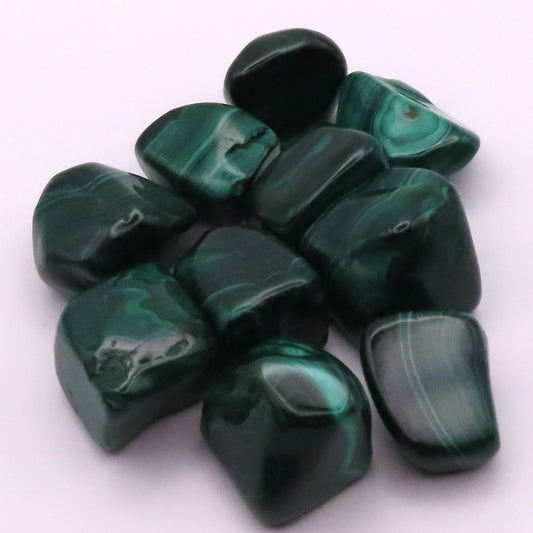 Malachite Tumble Stones