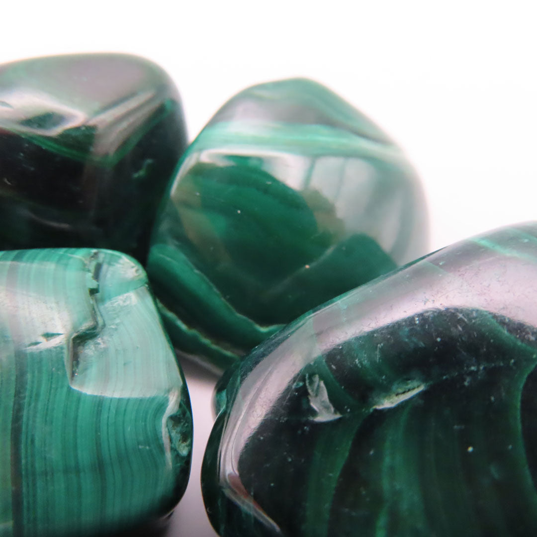 Malachite Tumble Stones