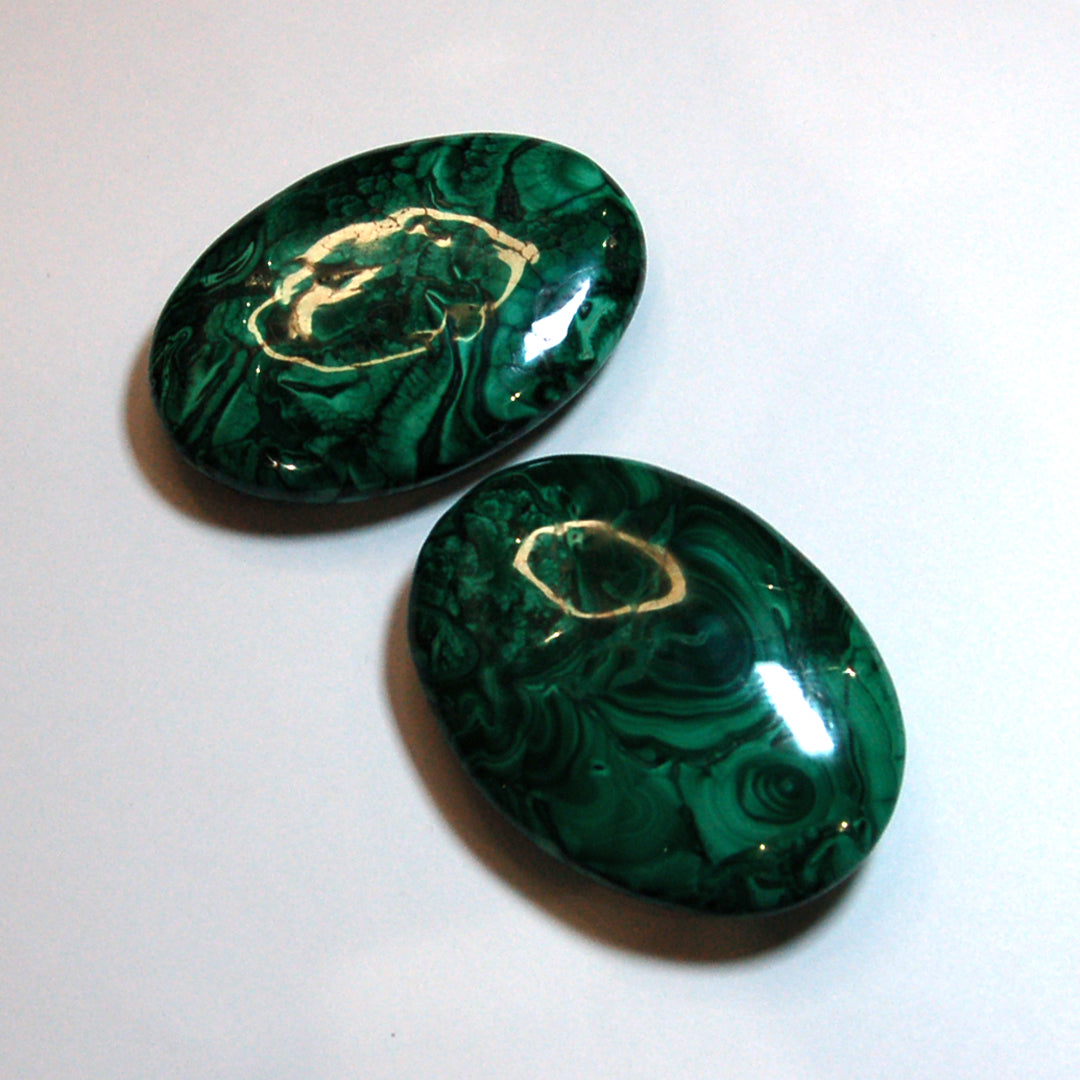 Malachite Palm Stone