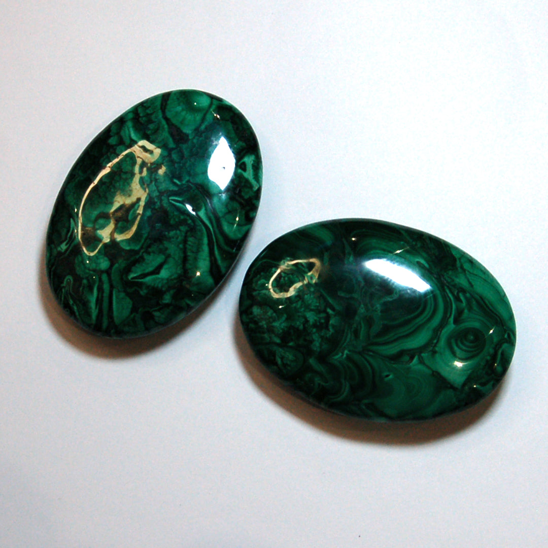 Malachite Palm Stone