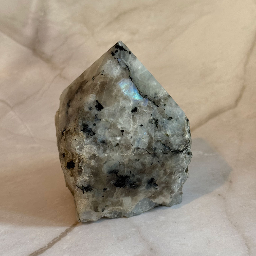 Striking Freeform Crystals - Raw Base with Polished Point
