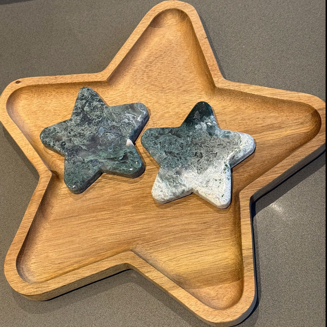 Moss Agate Stars
