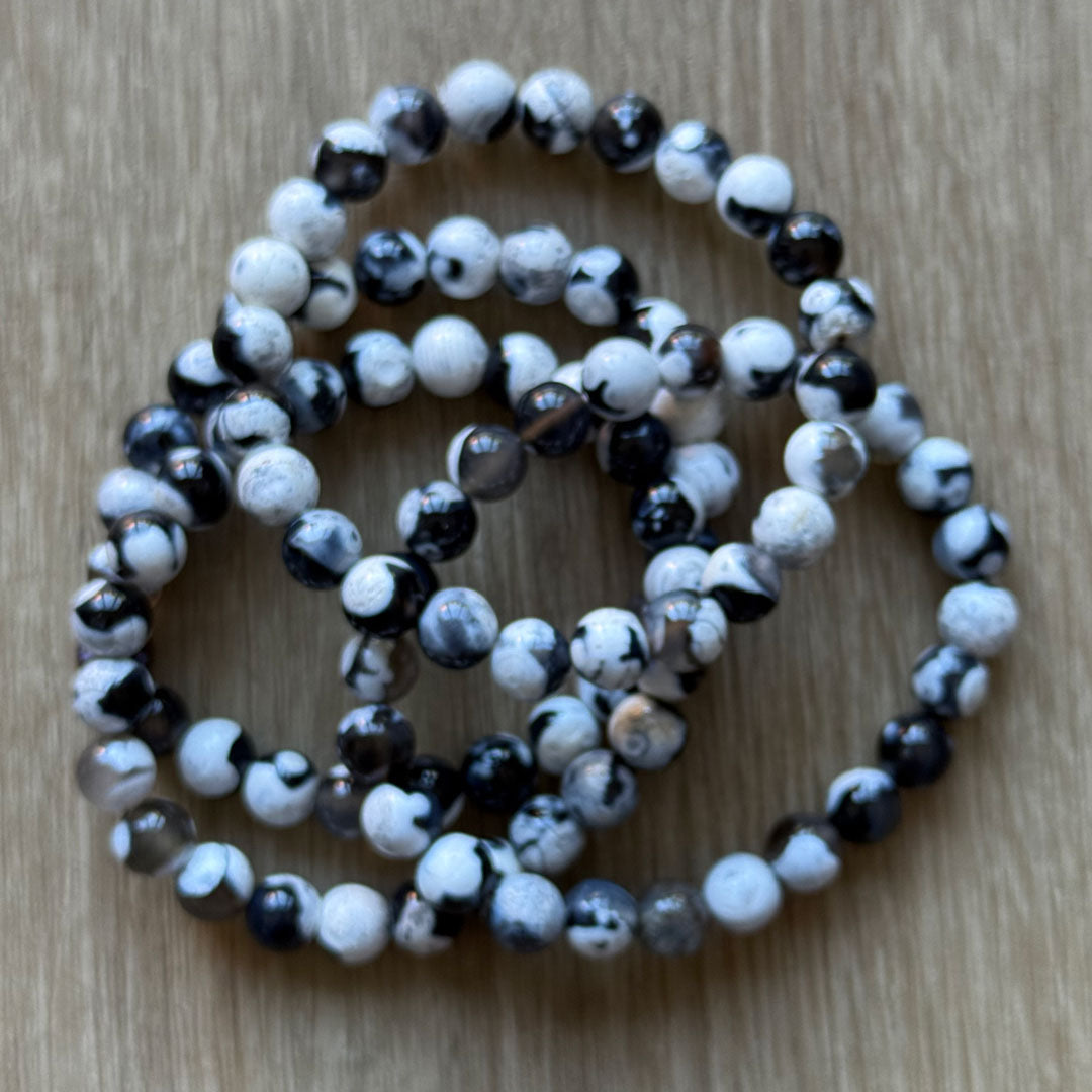 Orca Agate Bracelet