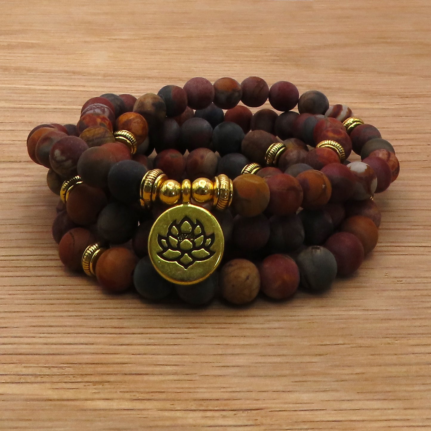 Picasso Stone Mala Beads