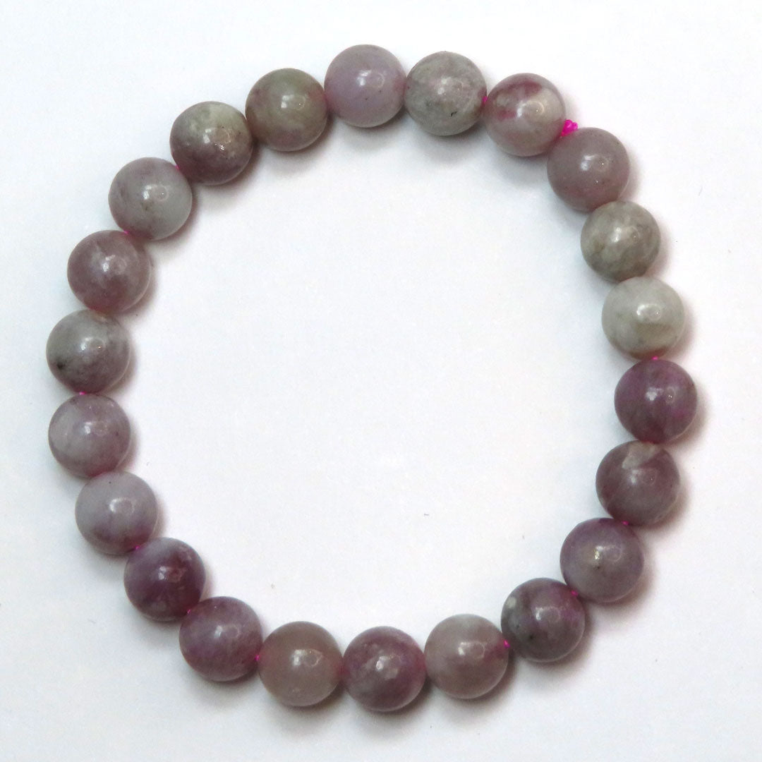 Pink Tourmaline Bracelet 8mm Beads
