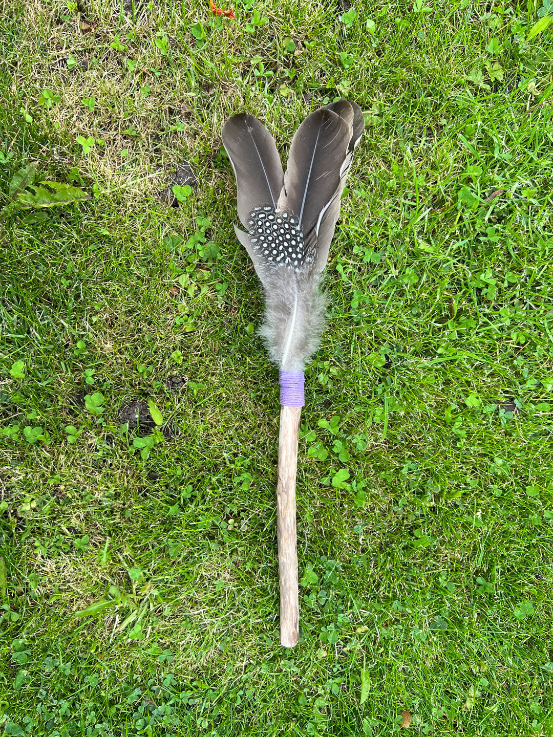 Handmade Smudging Fans - Unique Saging Wands for Energy Cleansing
