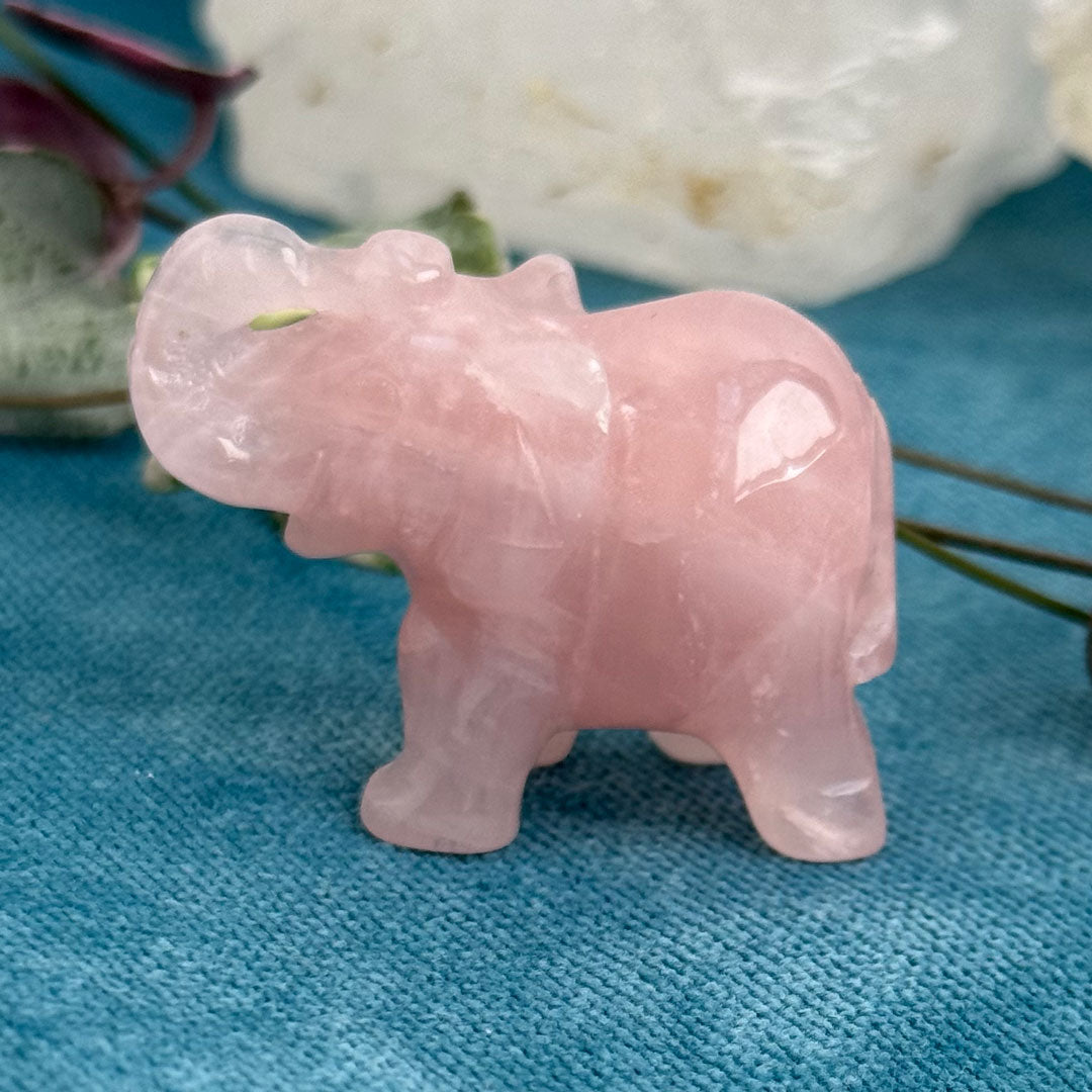 Crystal Elephant Figurines - Symbol of Strength, Wisdom and Positivity