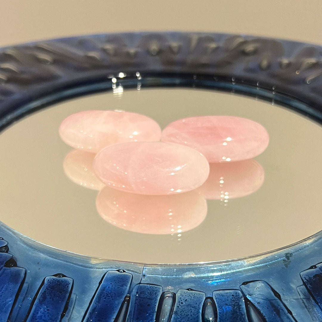 Rose Quartz Palm Stones