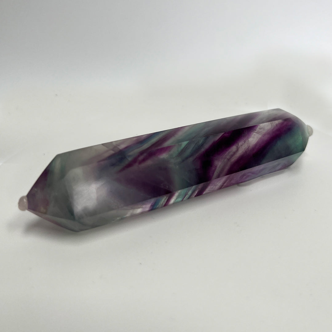 Rainbow Fluorite Double Terminated Point