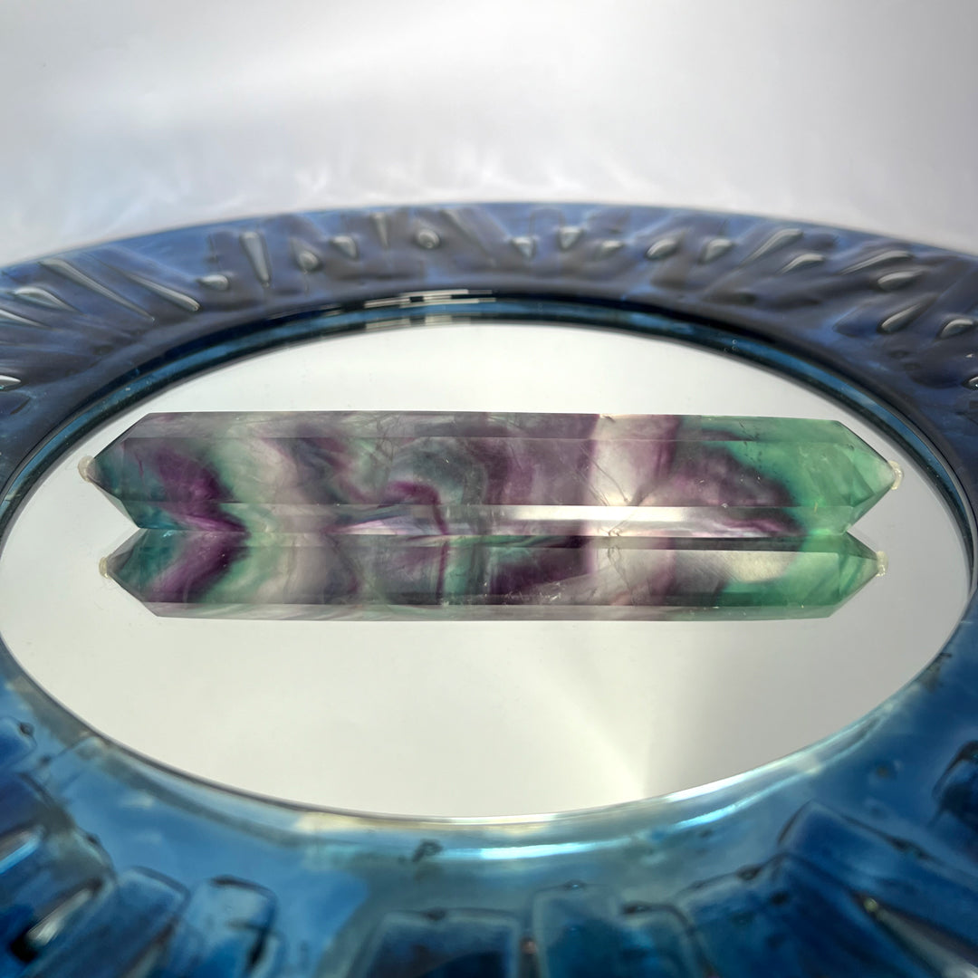 Rainbow Fluorite Double Terminated Point