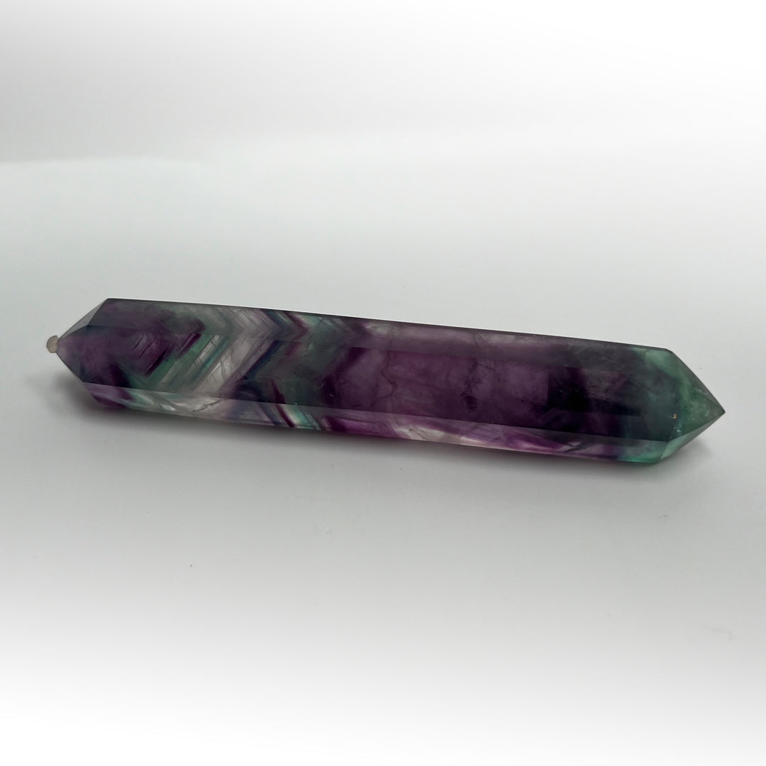 Rainbow Fluorite Double Terminated Point