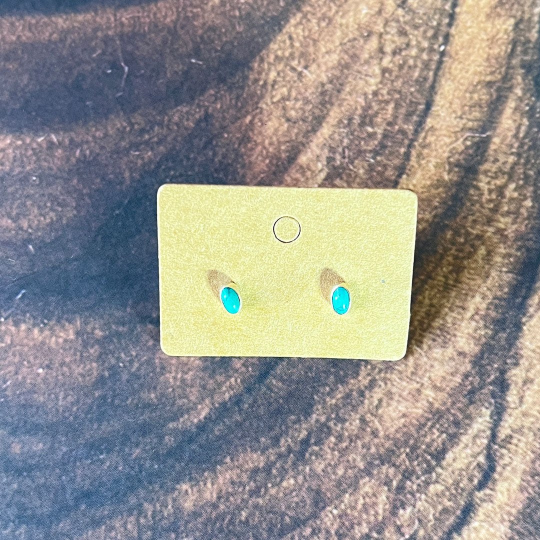 Mini Sterling Silver & Crystal Stud Earrings