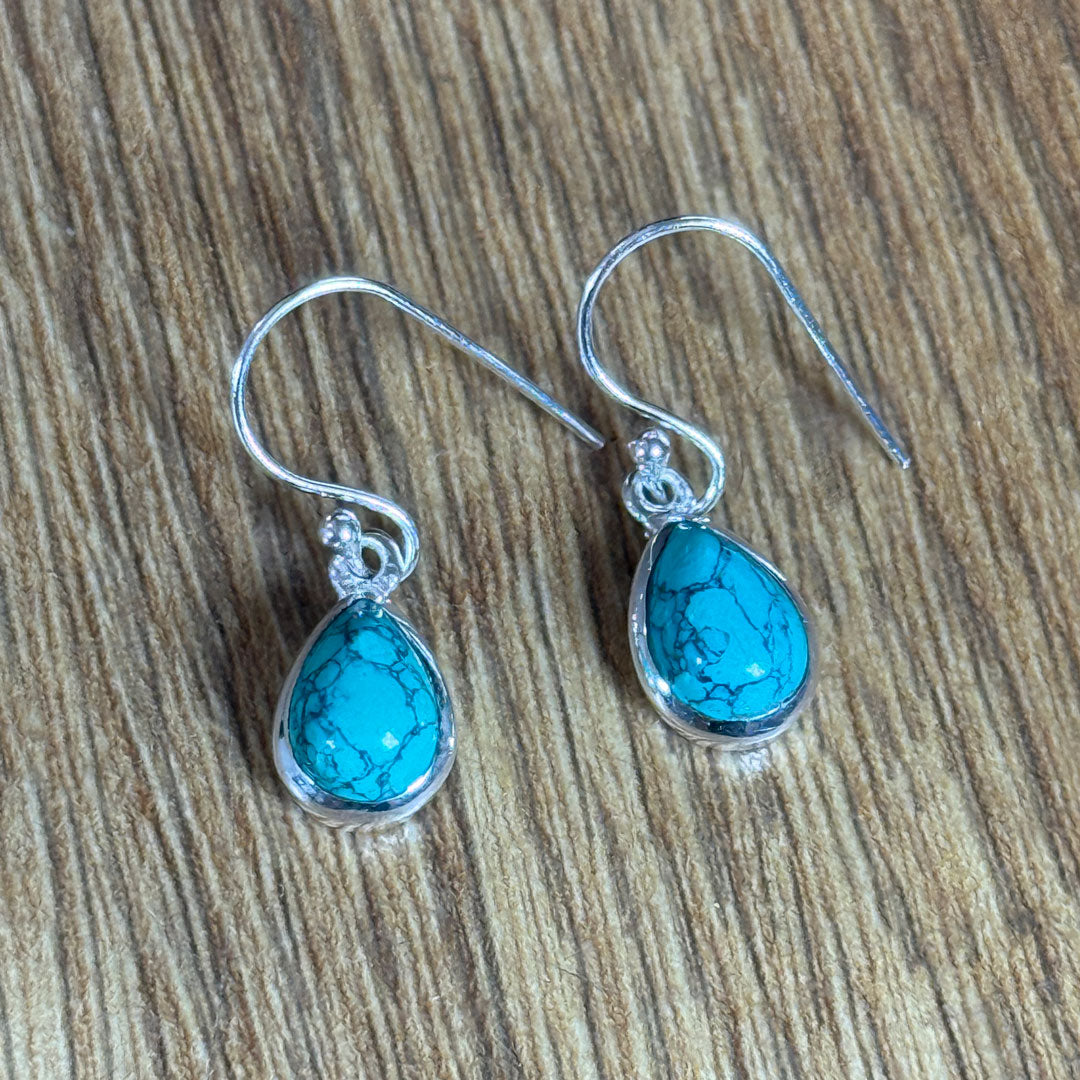 Turquoise Sterling Silver Earrings