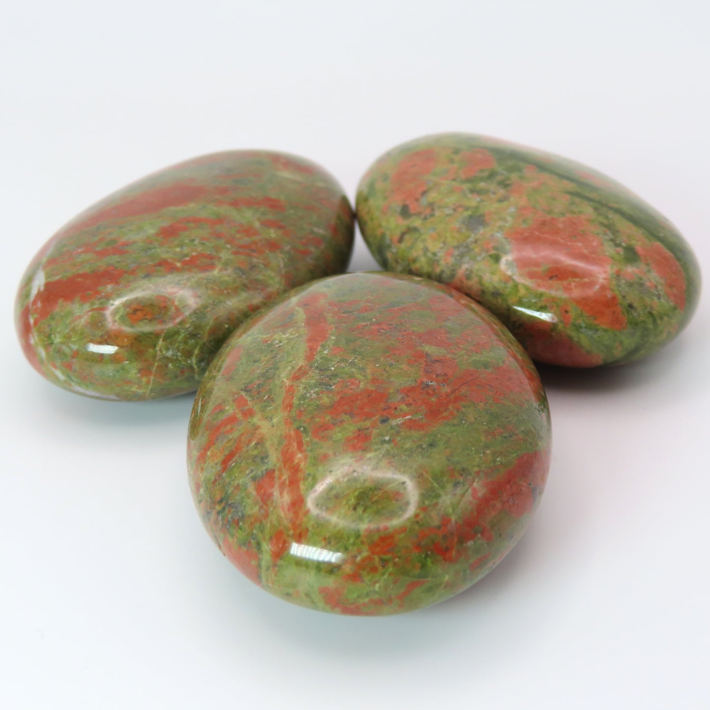 Unakite Palm Stone