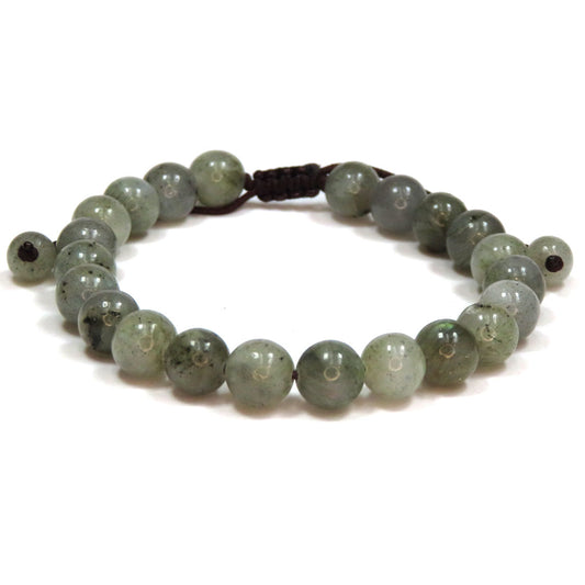 Grey Labradorite Adjustable Bracelets