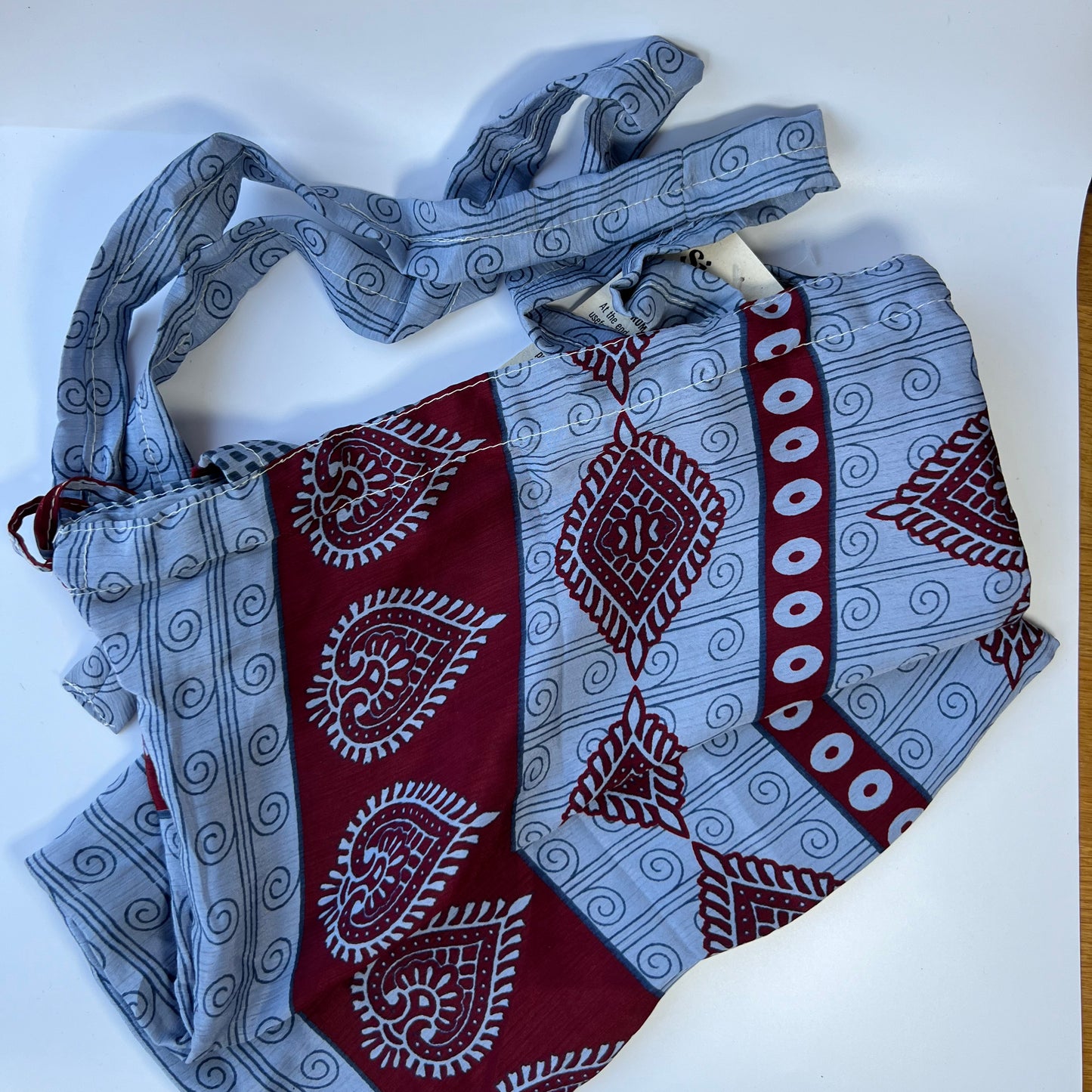 Recycled Sari Shopping Bags