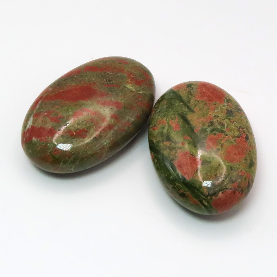 Unakite Palm Stone