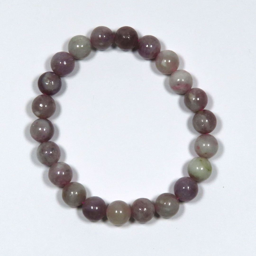 Pink Tourmaline Bracelet 8mm Beads
