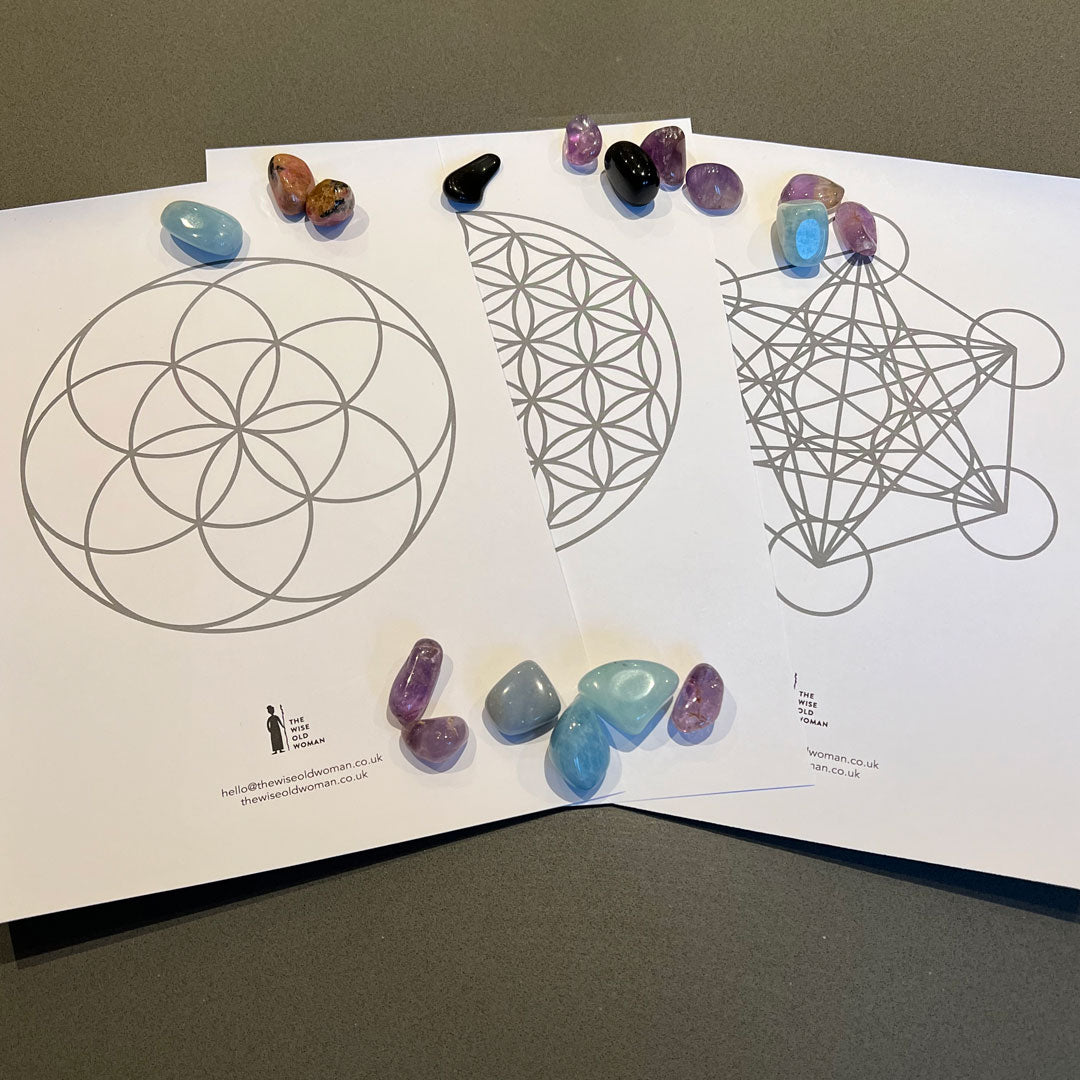 Crystal manifestation grids