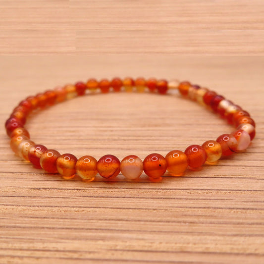 Carnelian 4mm Bracelet