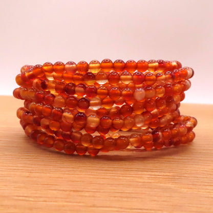 Carnelian 4mm Bracelet