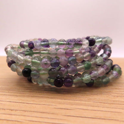 Rainbow Fluorite Bracelet 4mm