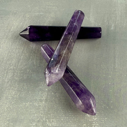 Mini Tapered Amethyst Wand