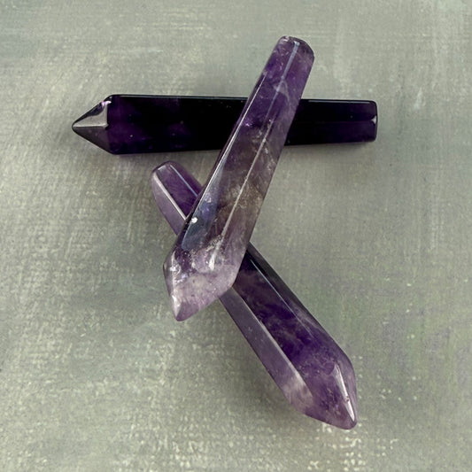 Mini Tapered Amethyst Wand