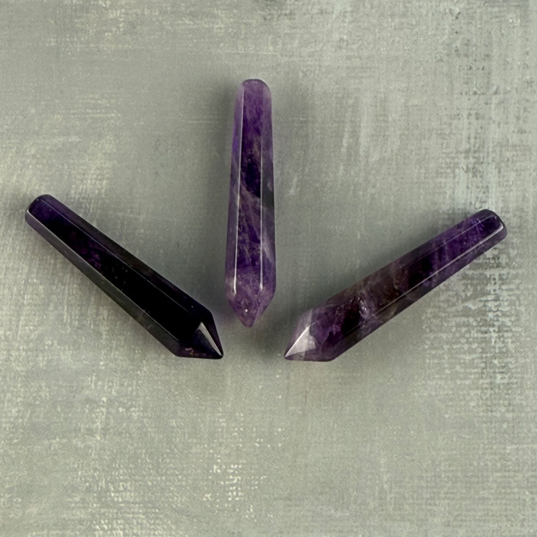 Mini Tapered Amethyst Wand